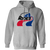 Indianapolis Racers WHA Hockey Hoodie Pullover in Sport Grey