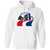 Indianapolis Racers WHA Hockey Hoodie Pullover in White