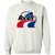 Indianapolis Racers WHA Hockey Sweatshirt Crewneck Pullover in white