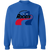 Indianapolis Racers WHA Hockey Sweatshirt Crewneck Pullover in royal blue