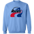 Indianapolis Racers WHA Hockey Sweatshirt Crewneck Pullover in carolina blue