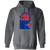Jersey Knights WHA Hockey Hoodie Pullover in Dark Heather