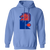 Jersey Knights WHA Hockey Hoodie Pullover in Carolina Blue