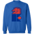 Jersey Knights WHA Hockey Sweatshirt Crewneck Pullover in royal blue