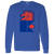 Jersey Knights Long Sleeve Shirt Classic WHA Hockey in Royal Blue