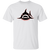 Los Angeles Sharks WHA Hockey Short Sleeve Tee Shirt in White