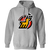 Michigan Stags WHA Hockey Hoodie Pullover in Sport Grey