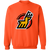 Michigan Stags WHA Hockey Sweatshirt Crewneck Pullover in orange