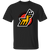Michigan Stags WHA Hockey Short Sleeve Tee Shirt in Black