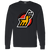 Michigan Stags WHA Hockey Long Sleeve Shirt in Black