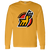 Michigan Stags WHA Hockey Long Sleeve Shirt in Gold