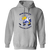 Minnesota Fighting Saints WHA Hockey Hoodie Pullover in Sport Grey