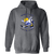 Minnesota Fighting Saints WHA Hockey Hoodie Pullover in Dark Heather