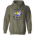 Minnesota Fighting Saints WHA Hockey Hoodie Pullover in Military Green