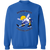 Minnesota Fighting Saints WHA Hockey Sweatshirt Crewneck Pullover in royal blue