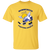 Minnesota Fighting Saints WHA Hockey Short Sleeve Tee Shirt in Daisy