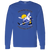 Minnesota Fighting Saints WHA Hockey Long Sleeve Shirt in Royal Blue