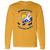 Minnesota Fighting Saints WHA Hockey Long Sleeve Shirt in Gold