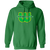 New England Whalers WHA Hockey Hoodie Pullover in Irish Green