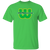 New England Whalers WHA Hockey Short Sleeve Tee Shirt in Electric Green
