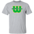 New England Whalers WHA Hockey Short Sleeve Tee Shirt in Sport Grey