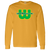 New England Whalers WHA Hockey Long Sleeve Shirt in Gold