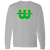 New England Whalers WHA Hockey Long Sleeve Shirt in Sport Grey