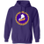 New York Golden Blades WHA Hockey Hoodie Pullover in Purple