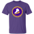New York Golden Blades WHA Hockey Short Sleeve Tee Shirt in Purple