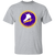 New York Golden Blades WHA Hockey Short Sleeve Tee Shirt in Sport Grey