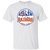 New York Raiders WHA Hockey Short Sleeve Tee Shirt in White