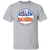 New York Raiders WHA Hockey Short Sleeve Tee Shirt in Sport Grey