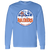 New York Raiders WHA Hockey Long Sleeve Shirt in Carolina Blue