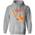 Philadelphia Blazers WHA Hockey Hoodie Pullover in Sport Grey