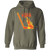 Philadelphia Blazers WHA Hockey Hoodie Pullover in Military Green