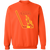 Philadelphia Blazers WHA Hockey Sweatshirt Crewneck Pullover in orange