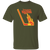 Philadelphia Blazers WHA Hockey Short Sleeve Tee Shirt in Military Green