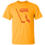 Philadelphia Blazers WHA Hockey Short Sleeve Tee Shirt in Gold