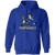 Phoenix Roadrunners WHA Hockey Hoodie Pullover in Royal Blue