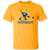 Phoenix Roadrunners WHA Hockey Short Sleeve Tee Shirt in Gold