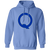 Quebec Bulldogs WHA Hockey Hoodie Pullover in Carolina Blue