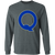 Quebec Bulldogs WHA Hockey Long Sleeve Shirt in Dark Heather