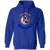 San Diego Mariners WHA Hockey Hoodie Pullover in Royal Blue