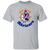 San Diego Mariners WHA Hockey Short Sleeve Tee Shirt in Sport Grey
