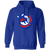 Toronto Toros WHA Hockey Hoodie Pullover in Royal Blue