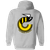 Cincinnati Stingers WHA Hockey Team Full Zip Hoodie rear view in Sport Grey