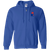 Jersey Knights WHA Hockey Team Full Zip Hoodie front view in Royal Blue