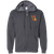 Philadelphia Blazers WHA Hockey Team Full Zip Hoodie front view in Dark Heather