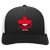 Calgary Cowboys WHA Hockey Team Snapback Trucker Cap in Black/White