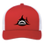 Los Angeles Sharks WHA Hockey Team Snapback Trucker Cap in Red/White